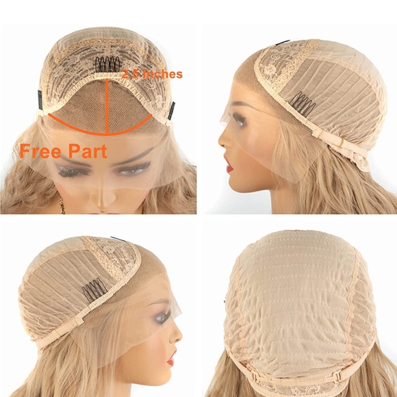 💫 LIM K 22” ASH BLONDE  WAVY LACE FRONT WIG💫 *NEW - Picture 8 of 8